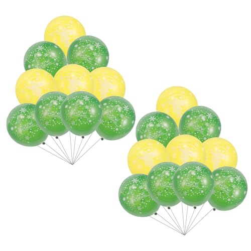 OKUMEYR Weihnachts Luftballons Set Bunte Druckballons Weihnachtsfeier Zubehör Dekorationen Für Zuhause Und Partys Zufällige Muster von OKUMEYR