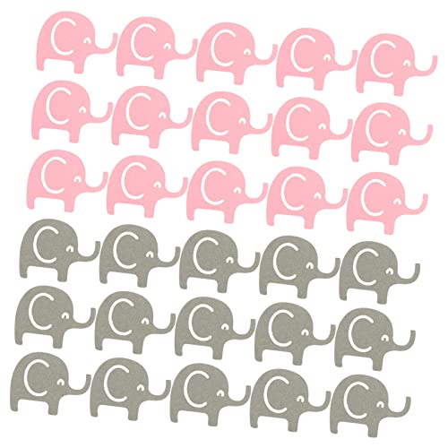 OKUMEYR 100 Stück Papier Tischdekorationen Elefanten Konfetti Elefanten Mottoparty Dekorationen Elefanten Tischkonfetti Elefanten Papierkonfetti Babyparty Elefanten Dekorationen von OKUMEYR