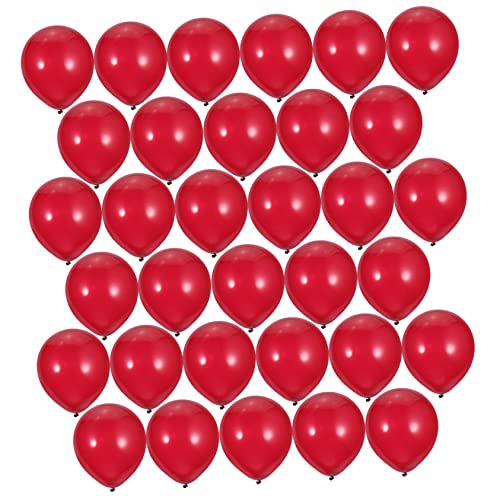 OKUMEYR 100st Latexballons Luftballons Ballon-set Hochzeitsdeko Ballon Rot von OKUMEYR