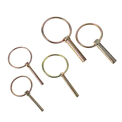 OKUMEYR 10st Stift Schwerlast-lynch-pin Anhänger Lynch Pin Anstecknadel Für Ackerschlepper Sicherheitsklappstecker Hardware- Sicherheits-klappstecker Lynchnadel Kohlenstoffstahl von OKUMEYR