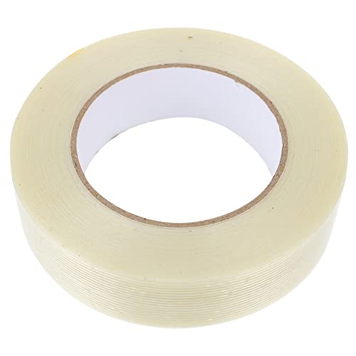 OKUMEYR 1Stk Glasfaserband packing tape paketband Praktisches Klebeband Verpackungs-Klebeband Effizientes Klebeband Werbeband geiles Band Modell fixiertes Klebeband Befestigungsband Weiß von OKUMEYR