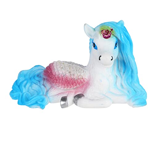 OKUMEYR 1stk Einhorn-kuchen- Kuchenverzierungen Feenhafte Dekorationen Tierische Verzierungen Kuchendekoration Kuchen Topper Colorful von OKUMEYR