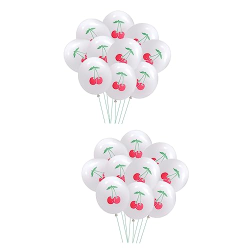 OKUMEYR 20 Stück Obst Latex Luftballons Ballonpumpe Babyparty Dekorationen Geburtstagsdekorationen Für Jungen Schwimmfähiger Ballon Essbare Kuchendekorationen Ballonbogen Set von OKUMEYR