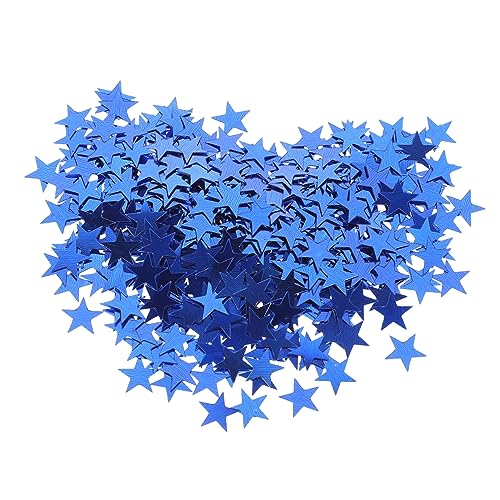 OKUMEYR 2000 Stk Partytisch Konfetti Stern Konfetti glänzt Einhorn Konfetti Zubehör für sensorische Flaschen Ostern Konfetti confetti konfetti bunt Hochzeitskonfetti Tischkonfetti Blue von OKUMEYR