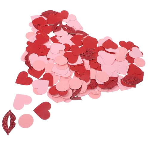 OKUMEYR 200St Konfetti Valentinstag Partygeschenke Herz Dekorationen Herzstreuung Dekorationen für Junggesellenabschiede Hochzeitsdekoration komfetti partyzubehör valentinstagsdeko Papier von OKUMEYR