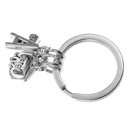 OKUMEYR 2024 Schlüsselanhänger für die Abschlusssaison Taschenanhänger Abschlussgeschenk mateteee friends key fob Abschluss-Schlüsselanhänger Klassischer Schlüsselanhänger Silver von OKUMEYR