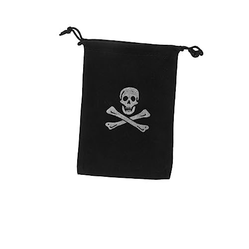 OKUMEYR 20st Piratenbeutel Mit Kordelzug Taschen Behandeln Kleiner Beutel Mit Goldmünzen Kleine Zugbeutel Halloween-requisitentasche Halloween-leckerli-taschen Für Süßigkeiten Polyester von OKUMEYR