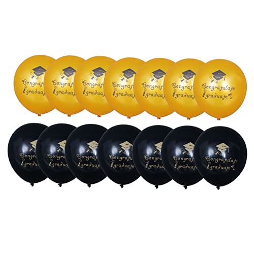 OKUMEYR 24St Ballons der Abschlusssaison feier hintergrund ballon party ballons partyballons Graduation party supplies Graduierungshintergrundballon dekorativer Luftballon Emulsion von OKUMEYR