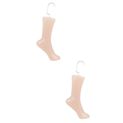 OKUMEYR 2St Fußmodell Sockenmodell für weibliche Füße weibliches Fußsocken-Display-Modell schaufensterpuppe maneküre- set weibliche Füße Socken Display-Modell Mannequin-Füße Plastik von OKUMEYR