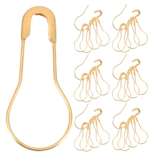 OKUMEYR 300 Stück Calabash Pin Taggies Pin Für Kleidung Frauen Schal Pin Schal Brosche Pin Sicherheitsnadel Brosche Broschen Für Frauen Kleid Sicherheitsbrosche Kürbisbrosche Goldenes von OKUMEYR