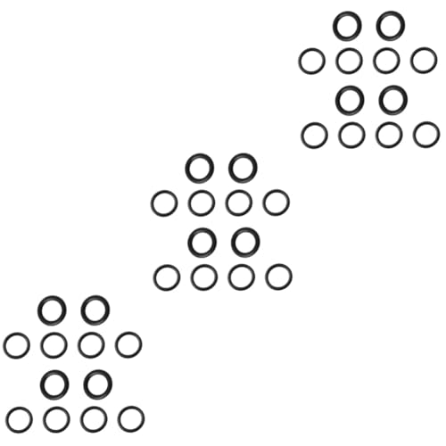 OKUMEYR 36 Stk Fahrradscheibenbremssattel Fahrradzubehör Fahrrad-bremssattel-kit Fahrrad Bremssattel Strapazierfähige Dichtungen Bremssattel Dichtung Runder Ring Streichkit Black von OKUMEYR