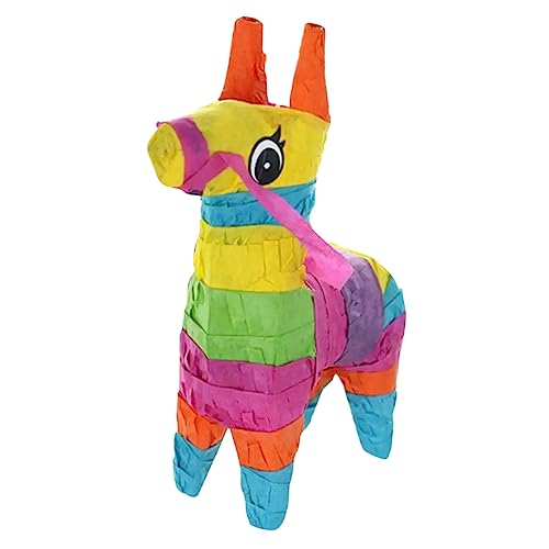 OKUMEYR 4 Stück Piñata mexikanisches Spielzeug Mini-Dekor Sombrero komfetti verpackungsmaterial toy Süßigkeiten Pinata Spielzeug Pinata-Spielzeug für Kinder Kopierpapier Colorful von OKUMEYR