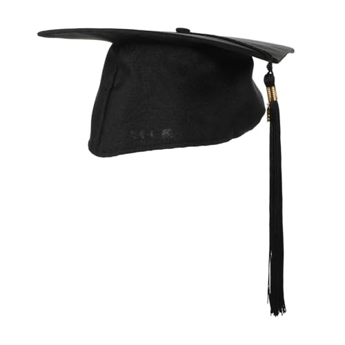 OKUMEYR Abiturmütze abschlussfeier graduation cap abschlusshüte partyhut - Graduierungsmütze topper Kappendekorationen für den Abschluss Abschlusskappe mit Quaste Abschlusskappen Polyester von OKUMEYR