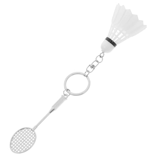 OKUMEYR Badminton-schlüsselanhänger Badminton-sport-schlüsselanhänger Taschendekore Zum Aufhängen Zarter Schlüsselanhänger Badmintonschläger-schlüsselanhänger Schlüsseldekore Zinklegierung von OKUMEYR