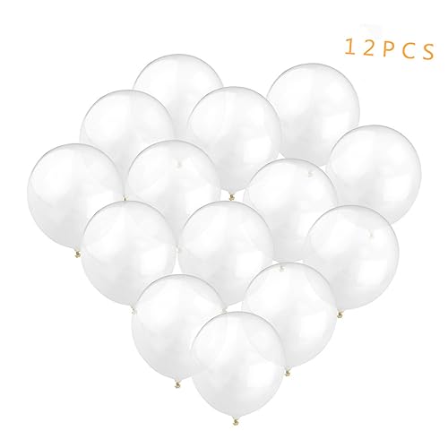 OKUMEYR Dicke Transparente Latexballons Hellen Farben Ideal Für Geburtstagsfeiern Hochzeiten Und Feste Hochwertige Party Dekorationen von OKUMEYR