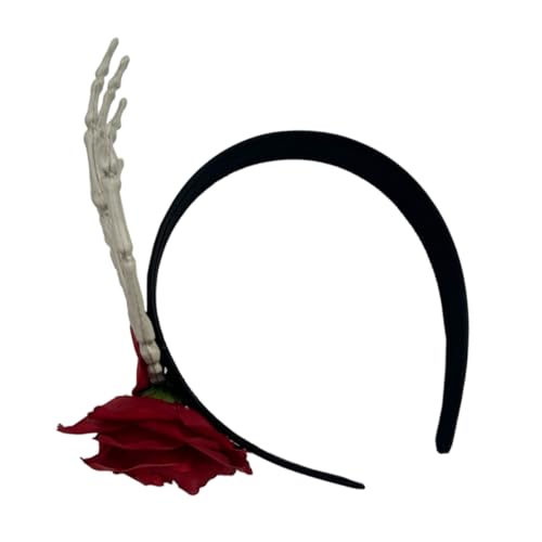 OKUMEYR Große Hand Knochen Hoop Kopfbänder Stirnband Haarband Halloween Haarschmuck Für Dekor Rollenspielzubehör Cosplay Requisite Performance Requisite Haarreifen Kopfschmuck Requisiten von OKUMEYR