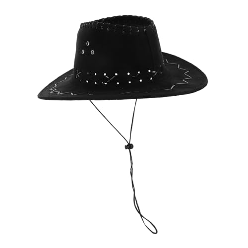 OKUMEYR Kindermütze Disco-Hut kleine Cowboyhüte Wildwest-Partyhut Sommersonnenhut Cowgirl-Hut Cowboyhut Cowboyhüte für Kinder Kinderhut Kinderhüte Cowgirl-Party-Dekorationen Denim Black von OKUMEYR