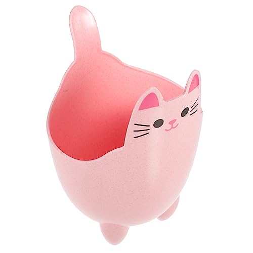 OKUMEYR Mülleimer in Katzenform Katzenmülleimer Desktop-Mülleimer Kawaii Mülleimer Tierkorb storage boxes aufbwahrungs-box pinker Mini-Schreibtisch-Mülleimer Wohnmobil-Mülleimer pp Rosa von OKUMEYR