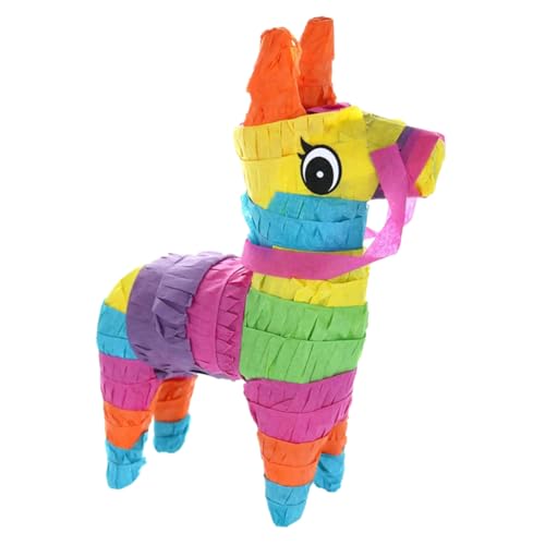 OKUMEYR Piñata komfetti verpackungsmaterial spielwaren toy Fiesta-Taco-Partyzubehör mexikanische Partydekorationen Festival-Pinata-Spielzeug Alpaka-Pinata-Spielzeug Kopierpapier Colorful von OKUMEYR