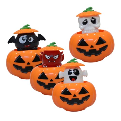 OKUMEYR Satz Halloween-Kettenspielzeug Halloween springendes Spielzeug Halloween-Partygeschenke Spielzeug für Kinder Halloween Dekoration Spielzeuge Kinderspielzeug Tiere Uhrwerk Spielzeug von OKUMEYR