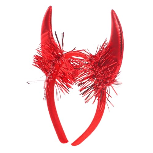 OKUMEYR Stirnband Cosplay Kopfschmuck Kopfschmuck Für Halloween Horn Kopfschmuck Halloween Haarreifen Festival Kopfschmuck Performance Kopfschmuck Haar Accessoires Party von OKUMEYR