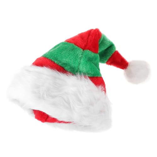 OKUMEYR Weihnachtsmütze Warm Weihnachtsmütze Santa Hut Unisex Üsch Weihnachtsmannmütze Dicke Gemütliche Nikolausmütze Für Damen Und Herren Ideal Für Weihnachtsfeiern Und Neujahr Farben Erhältlich von OKUMEYR