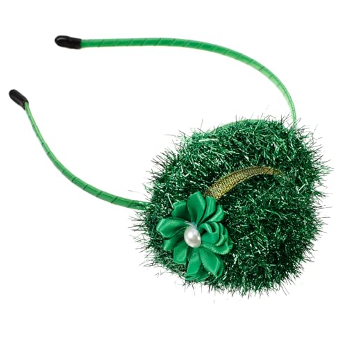 OKUMEYR irisches Stirnband haarschmuck haircharm Festliche Haaraccessoires mützen cuckold hatset bilden Haarband st. Patrick's Day Kopfschmuck Foto-Requisite Satin-Stirnband das Haustier von OKUMEYR