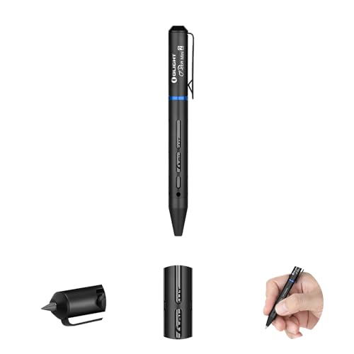 OLIGHT OPEN Mini 2 Multifunktionaler Kugelschreiber und Bleistift, schwarze Tinte, geeignet für Büro, Geschäft, Outdoor (Schwarz) von OLIGHT