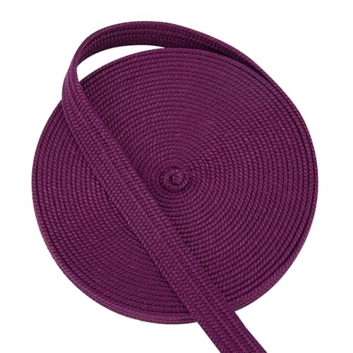 OLYCRAFT 5 m Violette Ito Sageo Wickelschnur 13mm Breit Baumwoll Schwertgriffschnur Tsukamaki Sageo Wickelschnur Für Japanische Samurai Katana Schwerter Griffseil von OLYCRAFT