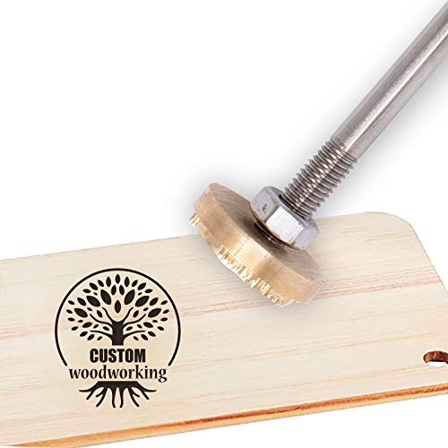 OLYCRAFT Custom Wood Branding Eisen 3CM Leder Branding Eisenstempel Custom Logo BBQ Heat Stamp Mit Messingkopf Und Holzgriff Für Die Holzbearbeitung, Backen - Baum Des Lebens # 1 von OLYCRAFT