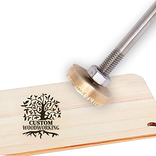 OLYCRAFT Custom Wood Branding Eisen 3CM Leder Branding Eisenstempel Custom Logo BBQ Heat Stamp Mit Messingkopf Und Holzgriff Für Die Holzbearbeitung, Backen - Baum Des Lebens # 2 von OLYCRAFT