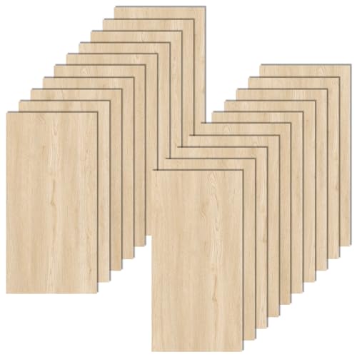 OMJMYY 20 Pcs Sperrholzplatte Balsaholz Platten 20 x 10 x 0.15 CM Lindenholz Sperrholz Platten Unfertige Holzplatten Zum Basteln Für Laserschnitt DIY Flugzeug Häuser Und Andere Gebäude von OMJMYY