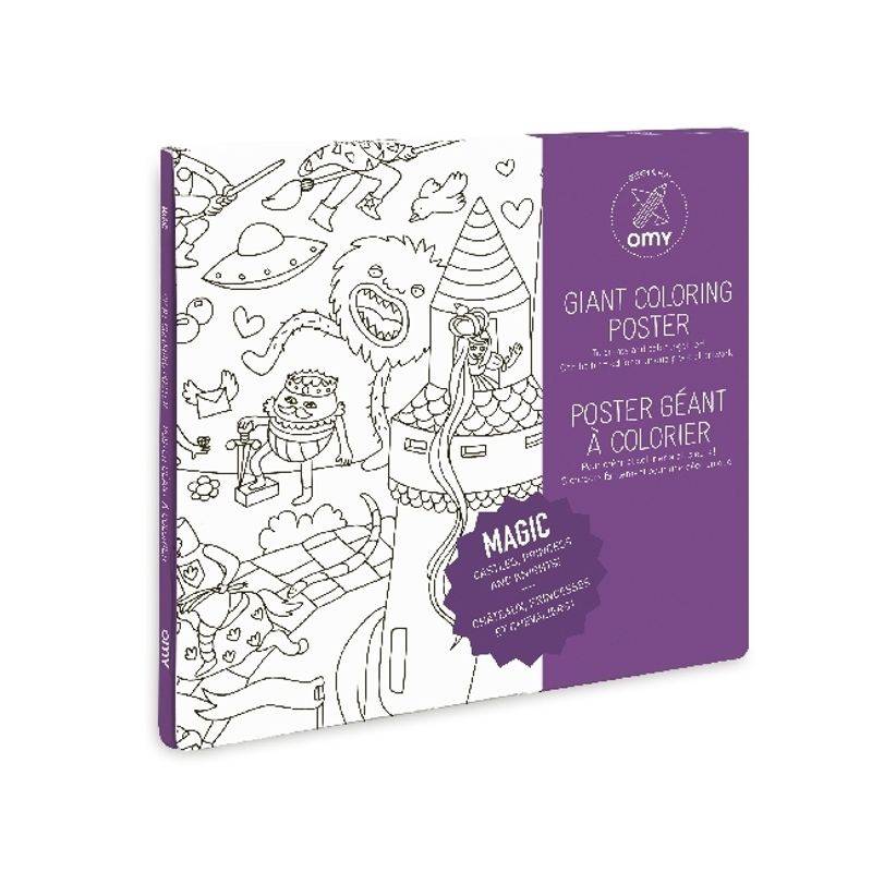 Giant Coloring Poster 70 X 100, Magic von OMY