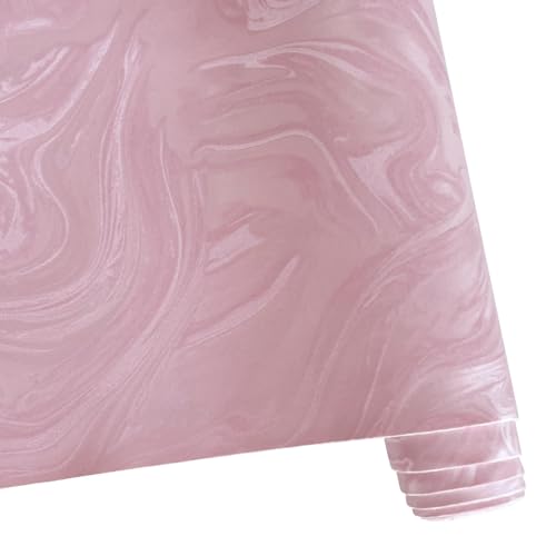 ONEART | Weiches Wildleder Polsterstoff, 32×135 cm Retro Ripple Muster Kunstleder Rolle für Schlüsselanhänger Taschen Appeal Handwerk Nähen-Rosa von ONEART