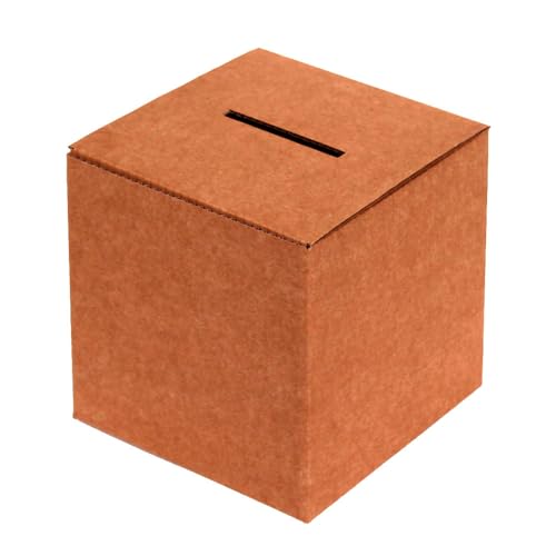 Only Boxes, Pappurne für Stimmen oder Veranstaltungen, Pappbox für Anregungen oder Briefkasten, Maße 35 x 35 x 35 von KARTOX