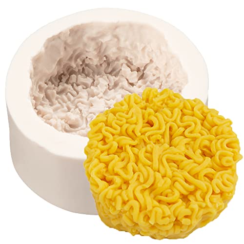 ONNPNN Instant Noodles Silikonform, Simulation Instant Nudel Seifenformen, kreative Nudeln Fondant Kuchenform, Wachsform, Schokolade Home Ornaments Making Tools von ONNPNN