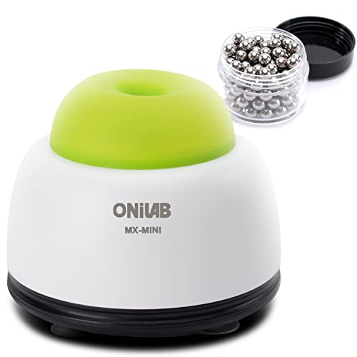 ONiLAB Mini Vortex Mixer mit Touch Funktion, Labor Mischen, Nagellack, Tattoo Tinte, Wimpernklebstoffe und Acrylfarben Mischen, Labor Vortexer für Zentrifugenröhrchen und Teströhrchen von ONiLAB