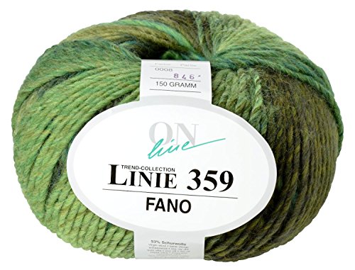 ONline Linie 359 Fano 8 - grün von ONline Garne