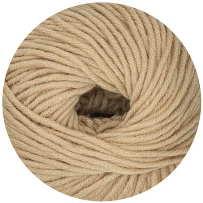 50 gr. Cora Fb. 106 mittel-beige, Neu, Strickwolle, Merinowolle, Online, Linie 20 von ONline Garne