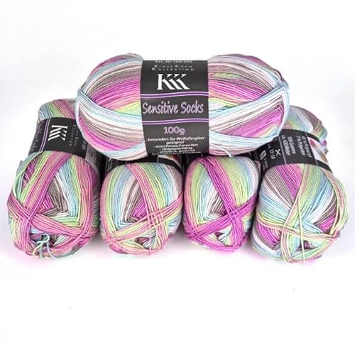 ONline Garne KKK Sensitive Socks 5x100g Farbe 61 von ONline Garne