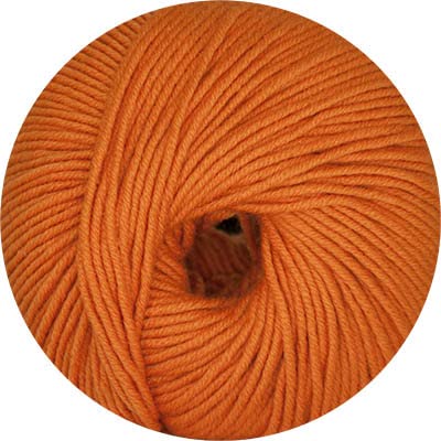 ONline Garne Garn 110 Timona - Orange, 60% Schurwolle, 40% Polyacryl, 120m/50g, Nadel-Nr. 3,5-4,5 von ONline Garne