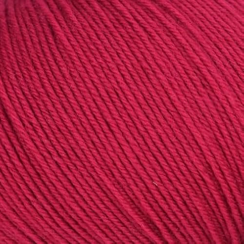 ONline Garne - Garn - Wolle - Strickgarn - Himbeer - 75% Schurwolle (Merino), 25% Polyamid - 50g = 210m - Nadelstärke 2,5 - 3,0 - Handwäsche von ONline Garne