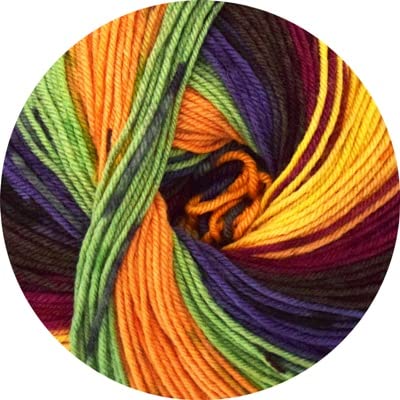 ONline Garne Linie 17 Emotions Color 101 - 65% Schurwolle (Merino extrafein, superwash), 25% Polyamid, 10% Kaschmir - 200m Lauflänge - 3,0-3,5 Nadelstärke - Garn von ONline Garne