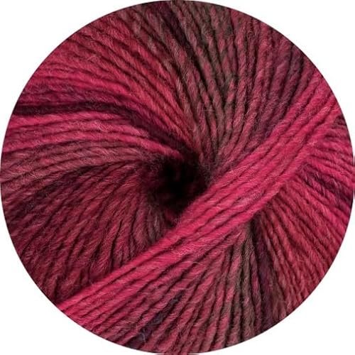 ONline Garne Garn 359 Fano 115 - Pink/Aubergine (53% Schurwolle, 47% Polyacryl) - 240m/150g - Nadel 7-8 von ONline Garne