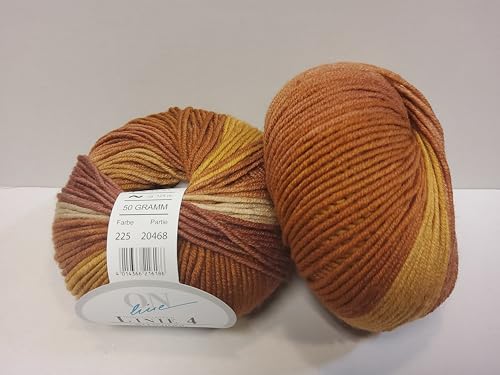 ONline Linie 4 Starwool Design Color 225 - Curry/Terracotta/beige von ONline Garne