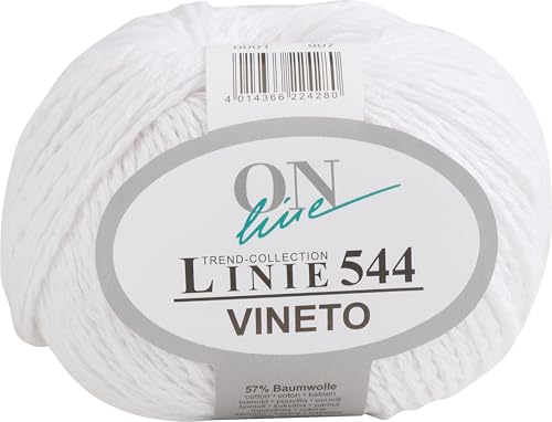 ONline Linie 544 Vineto 01 - Weiß ONline Linie 544 Vineto 01 - Weiß von ONline Garne