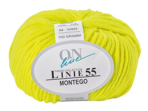 ONline Linie 55 Montego 24 - neon gelb von ONline Garne