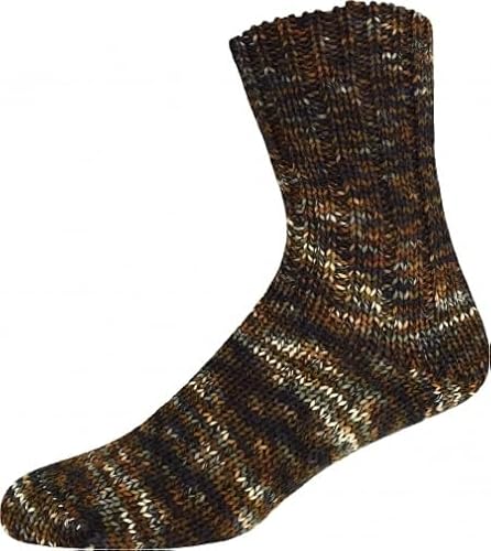 ONline Supersocke 6-Fach 150g Sort. 285 Merino Mouline Color 2471 - braun von ONline Garne