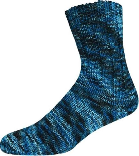 ONline Supersocke 6-Fach 150g Sort. 285 Merino Mouline Color 2475 - blau von ONline Garne