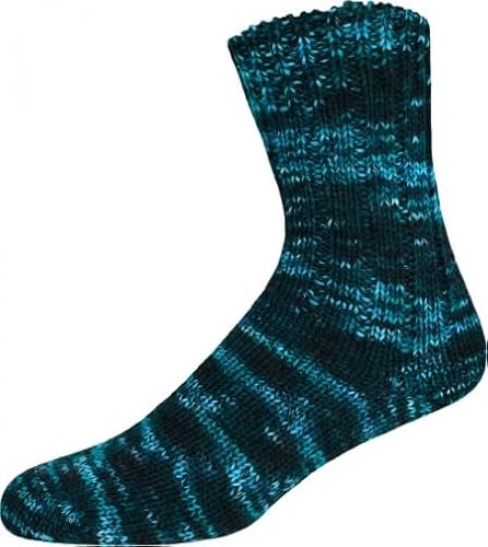 ONline Supersocke 6-Fach 150g Sort. 285 Merino Mouline Color 2476 - Petrol von ONline Garne